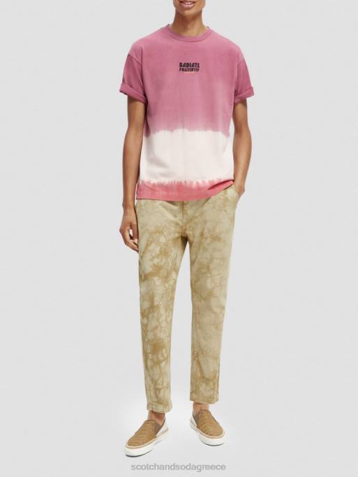 άνδρες T-shirt με οργανική tie-dye artwork combo α 0J8D406 είδη ένδυσης Scotch & Soda - Image 2