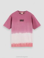 άνδρες T-shirt με οργανική tie-dye artwork combo α 0J8D406 είδη ένδυσης Scotch & Soda - Image 5