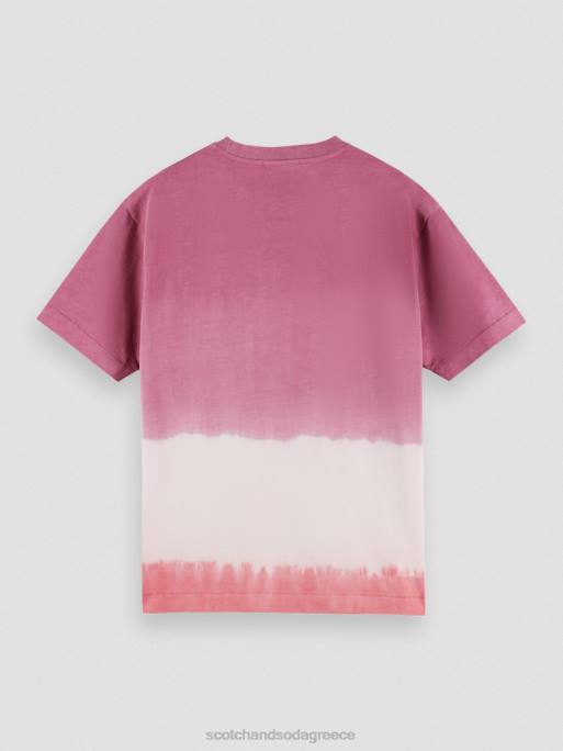 άνδρες T-shirt με οργανική tie-dye artwork combo α 0J8D406 είδη ένδυσης Scotch & Soda - Image 6