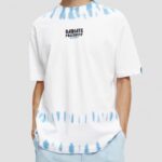 άνδρες T-shirt με οργανική tie-dye artwork combo β 0J8D404 είδη ένδυσης Scotch & Soda