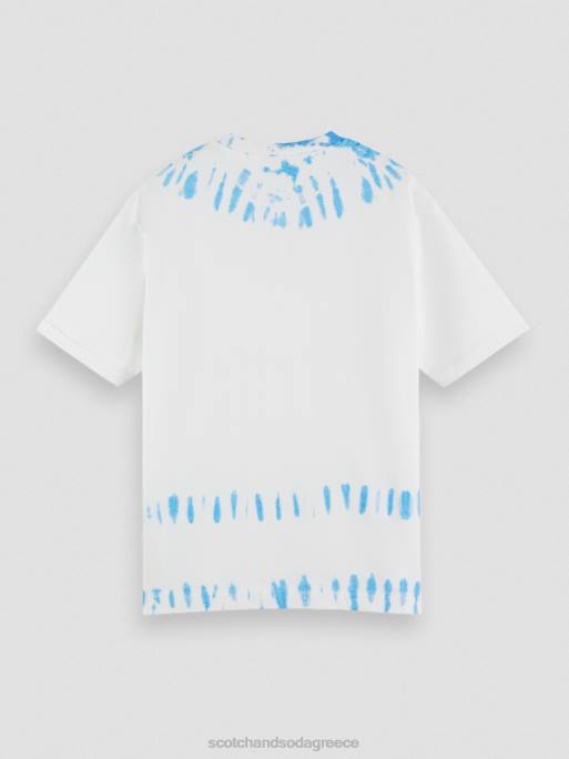άνδρες T-shirt με οργανική tie-dye artwork combo β 0J8D404 είδη ένδυσης Scotch & Soda - Image 6