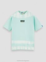 άνδρες T-shirt με οργανική tie-dye artwork combo γ 0J8D403 είδη ένδυσης Scotch & Soda - Image 5