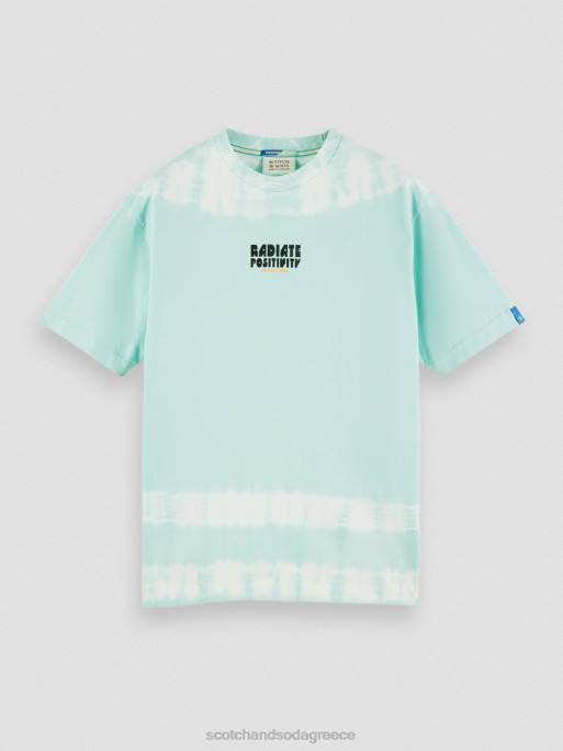 άνδρες T-shirt με οργανική tie-dye artwork combo γ 0J8D403 είδη ένδυσης Scotch & Soda - Image 5