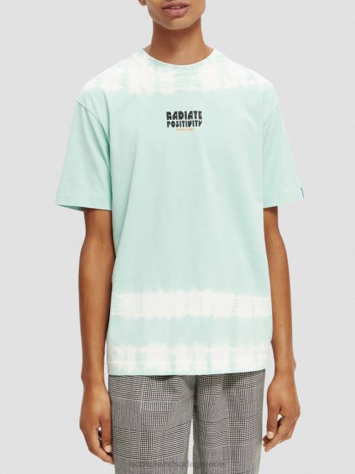 άνδρες T-shirt με οργανική tie-dye artwork combo γ 0J8D403 είδη ένδυσης Scotch & Soda - Image 1