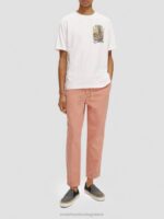 άνδρες t-shirt με χαλαρή εφαρμογή άσπρο 0J8D459 είδη ένδυσης Scotch & Soda - Image 2