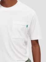 άνδρες t-shirt με χαλαρή εφαρμογή άσπρο 0J8D422 είδη ένδυσης Scotch & Soda - Image 4