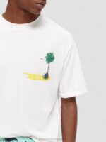 άνδρες t-shirt με χαλαρή εφαρμογή άσπρο 0J8D420 είδη ένδυσης Scotch & Soda - Image 4