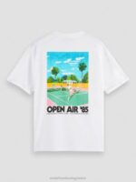 άνδρες t-shirt με χαλαρή εφαρμογή άσπρο 0J8D420 είδη ένδυσης Scotch & Soda - Image 6