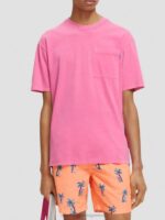 άνδρες t-shirt με χαλαρή εφαρμογή κερασόχρωμος 0J8D423 είδη ένδυσης Scotch & Soda
