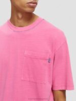 άνδρες t-shirt με χαλαρή εφαρμογή κερασόχρωμος 0J8D423 είδη ένδυσης Scotch & Soda - Image 4