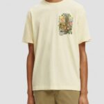 άνδρες t-shirt με χαλαρή εφαρμογή μπανάνα 0J8D458 είδη ένδυσης Scotch & Soda