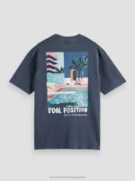 άνδρες t-shirt με χαλαρή εφαρμογή ΠΟΛΕΜΙΚΟ ΝΑΥΤΙΚΟ 0J8D424 είδη ένδυσης Scotch & Soda - Image 6