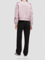 γυναίκες δερμάτινο bomber jacket λεβάντα 0J8D143 είδη ένδυσης Scotch & Soda - Image 3