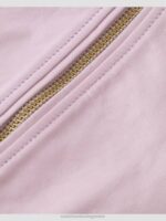 γυναίκες δερμάτινο bomber jacket λεβάντα 0J8D143 είδη ένδυσης Scotch & Soda - Image 7