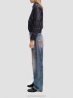 γυναίκες δερμάτινο bomber jacket ΠΟΛΕΜΙΚΟ ΝΑΥΤΙΚΟ 0J8D142 είδη ένδυσης Scotch & Soda - Image 10