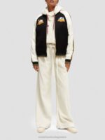 γυναίκες κεντημένο raglan bomber jacket μαύρος 0J8D130 είδη ένδυσης Scotch & Soda - Image 2