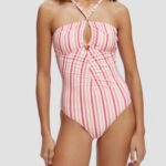 γυναίκες μαγιό halter ροζ γροθιά 0J8D257 είδη ένδυσης Scotch & Soda