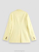 γυναίκες μονόπλευρο blazer ποπ κορν 0J8D182 είδη ένδυσης Scotch & Soda - Image 6