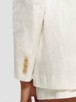 γυναίκες μονόπλευρο blazer υπόλευκο 0J8D181 είδη ένδυσης Scotch & Soda - Image 4