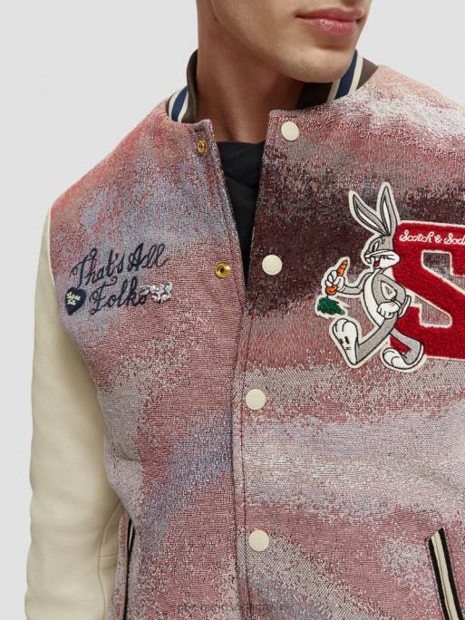 γυναίκες Looney tunes bomber jacket combo α 0J8D131 είδη ένδυσης Scotch & Soda - Image 4