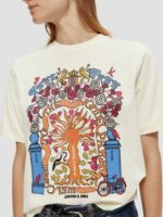 γυναίκες T-shirt από οργανικό βαμβάκι με χαλαρή εφαρμογή άσπρο 0J8D98 είδη ένδυσης Scotch & Soda - Image 4