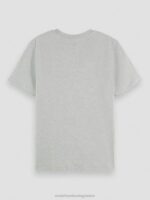 γυναίκες T-shirt από οργανικό βαμβάκι με χαλαρή εφαρμογή γκρι μελανζέ 0J8D82 είδη ένδυσης Scotch & Soda - Image 6