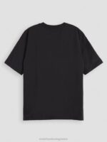 γυναίκες T-shirt από οργανικό βαμβάκι με χαλαρή εφαρμογή μαύρος 0J8D97 είδη ένδυσης Scotch & Soda - Image 6