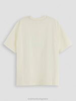 γυναίκες T-shirt από οργανικό βαμβάκι με χαλαρή εφαρμογή άσπρο 0J8D98 είδη ένδυσης Scotch & Soda - Image 6
