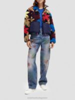 γυναίκες teddy fleece anorak jacket λουλούδι camo 0J8D135 είδη ένδυσης Scotch & Soda - Image 2