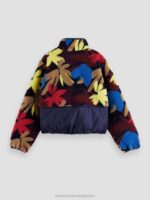 γυναίκες teddy fleece anorak jacket λουλούδι camo 0J8D135 είδη ένδυσης Scotch & Soda - Image 6