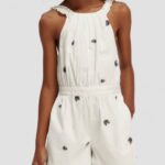 παιδιά κεντητό playsuit μίνι σταφύλι 0J8D724 είδη ένδυσης Scotch & Soda