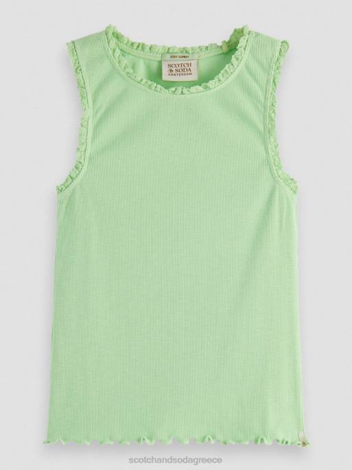 cf80ceb1ceb9ceb4ceb9ceac_cf84cebfcf80cebfceb8ceb5cf84ceb7cebcceadcebdceb7_rib_knited_top_tank_ceaccf83ceb2ceb5cf83cf84cebfcf82_0.jpg παιδιά τοποθετημένη rib-knited top tank άσβεστος 0J8D745 είδη ένδυσης Scotch & Soda - Image 1