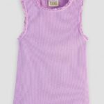 παιδιά τοποθετημένη rib-knited top tank ορχιδέα 0J8D744 είδη ένδυσης Scotch & Soda