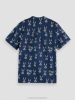παιδιά Looney tunes εμπριμέ πουκάμισο camp bugs bunny aop 0J8D799 είδη ένδυσης Scotch & Soda - Image 2