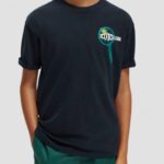 παιδιά T-shirt με skate fit έργο τέχνης Νύχτα 0J8D788 είδη ένδυσης Scotch & Soda